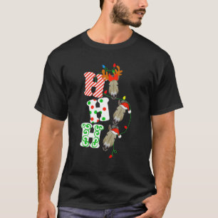 Camiseta Cavalos De Natal Andando Sobrevoando Dão Engraça