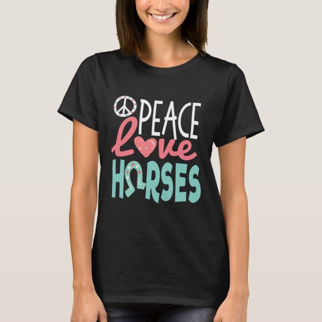 Camiseta Cavalos de Paz e Amor (Frente)