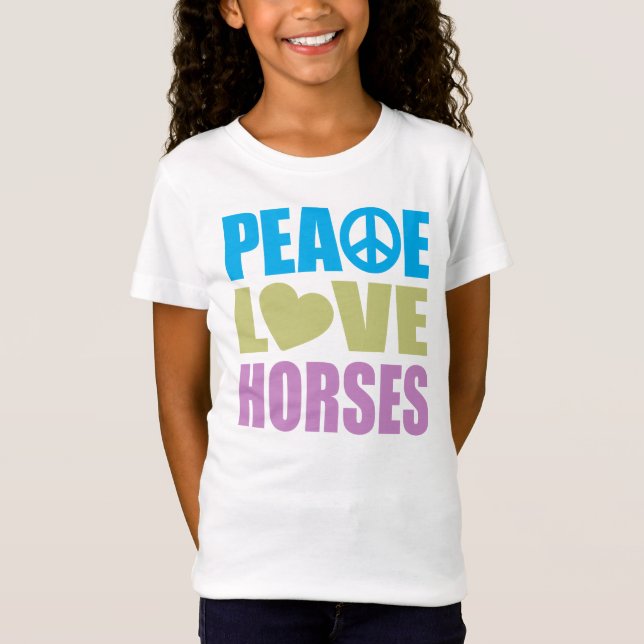 Camiseta Cavalos de Paz e Amor (Frente)