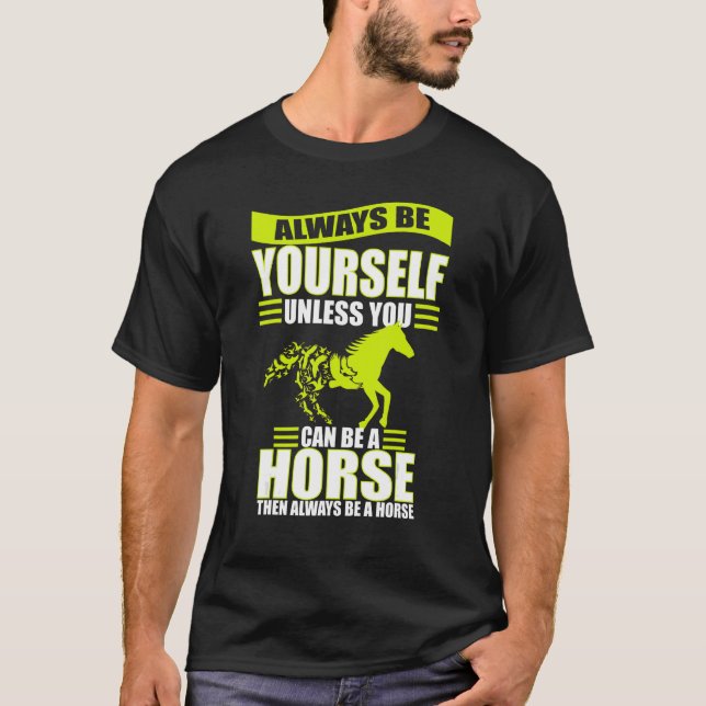 Camiseta Cavalos Ditos Cavalos Pássaros Cavalos 1 (Frente)