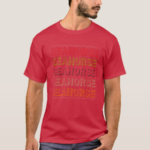 Camiseta Cavalos do Mar Nadando Nadadores Lago Amigos