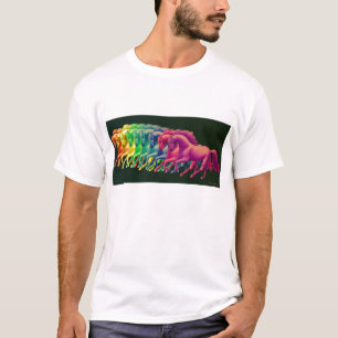 Camiseta Cavalos do t-shirt diferente do prêmio dos miúdo