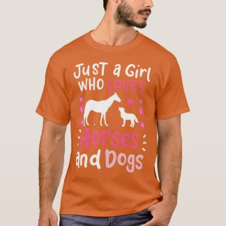 Camiseta Cavalos e cães Cães Cães Cães Cachorro Cachorro Ca