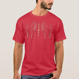 Camiseta Cavalos e Fases da Lua