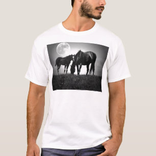 Camiseta Cavalos e Lua