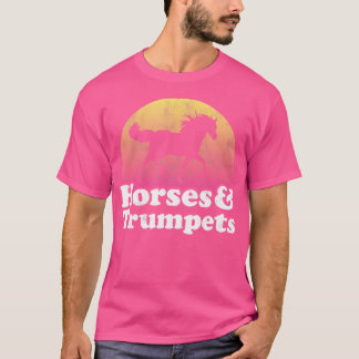 Camiseta Cavalos E Trompetes Ou Meninas Trompetes