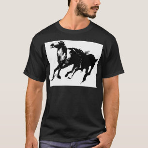 Camiseta Cavalos em Execução