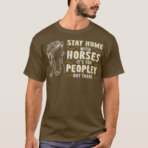 Camiseta Cavalos Equestres Andando Cavalos Equestres Lover