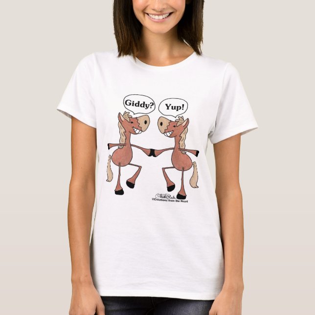 Camiseta Cavalos Giddy Up (Frente)