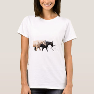 Camiseta Cavalos lideram com cavalos