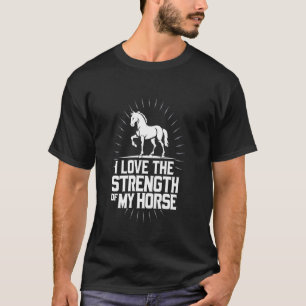 Camiseta Cavalos Lindos Amante de Cavalos Equestre Cuidados