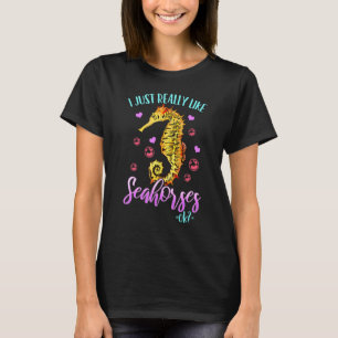 Camiseta Cavalos-marinhos Cavalo Marinho Amante de Cavalos-