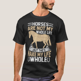 Camiseta Cavalos Meninos Meninas Homens & Mulheres Que Ama