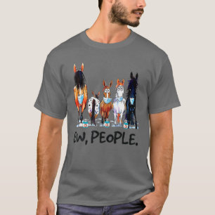 Camiseta Cavalos Novas Pessoas Amantes de os animais Engra