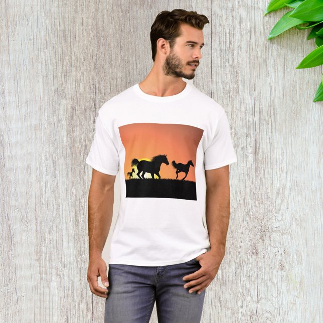 Camiseta Cavalos Selvagens (Criador carregado)
