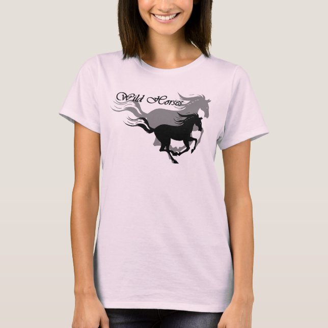 Camiseta Cavalos selvagens (Frente)