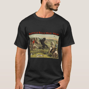 Camiseta Cavalos Selvagens Oeste de Buffalo Bill