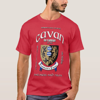 Camiseta Cavan Ireland Crest Casaco de Arms