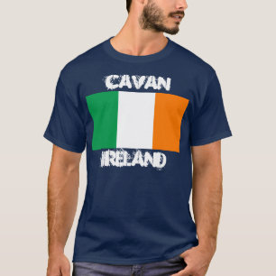 Camiseta Cavan, Irlanda com a bandeira irlandesa