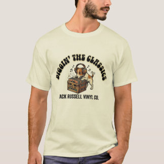 Camiseta Cavando Os Clássicos - Jack Russell Vinyl Co.