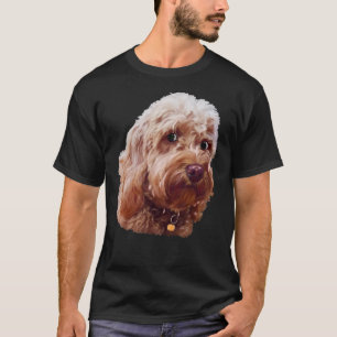 Camiseta Cavapoo Cavoodle Cãozinho Cachorro Olho Cara Cava