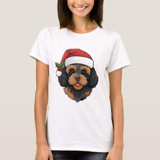 Camiseta Cavapoo Cavoodle de Natal - Fantasma