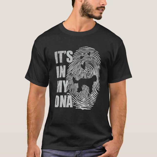 Camiseta Cavapoo DNA Dog Mom Dad Dog (Frente)