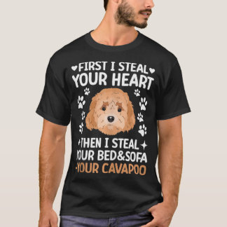 Camiseta Cavapoo Proprietário Funny Cavapoo Pai Cavapoo Mãe