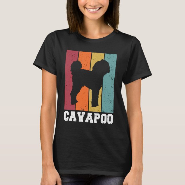 Camiseta Cavapoo Vintage  2 (Frente)