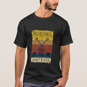 Camiseta Cavar não é Fácil - Divertido Jardim Retro
