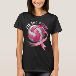 Camiseta Cavar Por Um Vôlei nk Conscientização Sobre Câncer