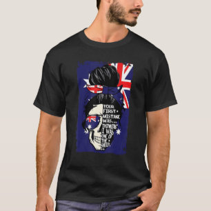 Camiseta Cavar Seu Primeiro Erro Foi Pensar Que Eu Era Um