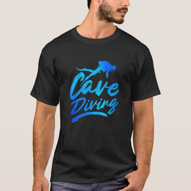 Camiseta Cave Diving Graphic Spelunking Spelology Potholing (Frente)