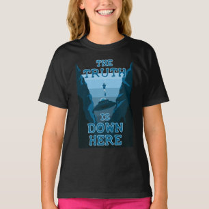Camiseta Cave Diving & UFO - A Verdade Está Aqui Em Baixo
