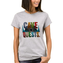 Cave Quest Adventure T-Shirt Design