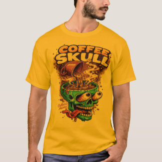 Camiseta Caveira Café