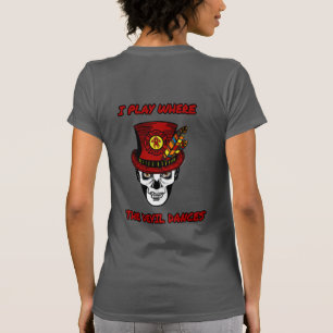 Camiseta Caveira/Chapéu...Bombeiro