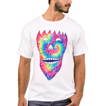 Caveira com Sorriso Tie-Dye