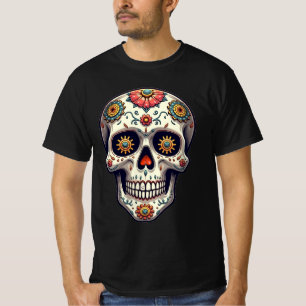 Camiseta Caveira de Açúcar Steampunk