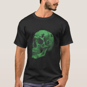 Camiseta Caveira de bruxa, uma vibração de Halloween na mod