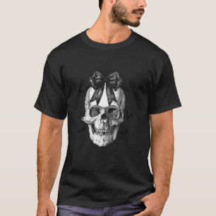 Camiseta Caveira de Coquete do Halloween com Spook de Arco