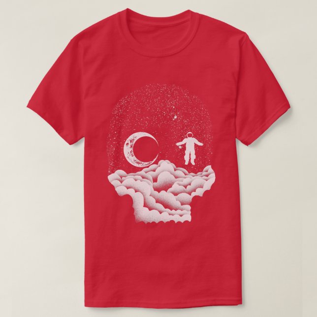 Camiseta Caveira de Espaço (Frente do Design)