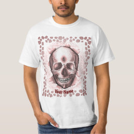 Camiseta Caveira de Estouro Vermelha