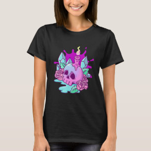 Camiseta Caveira de Pastel Gótico