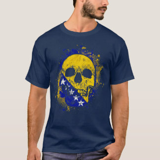 Camiseta Caveira de Sinalizador Bósnio