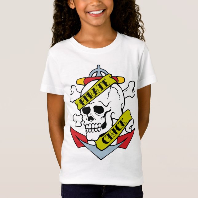 Camiseta Caveira do Pintinho Pirata (Frente)
