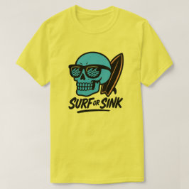 Camiseta Caveira do surf ou do Dissipador