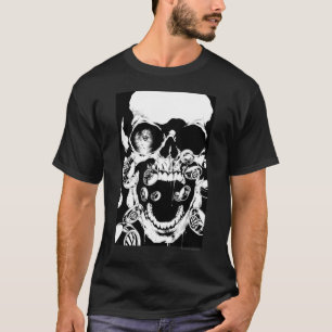 Camiseta Caveira e Anéis