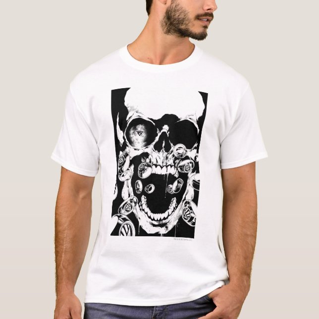 Camiseta Caveira e Anéis (Frente)