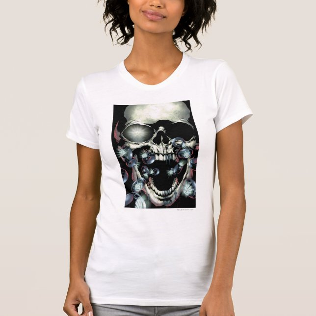 Camiseta Caveira e Anéis - Cor (Frente)